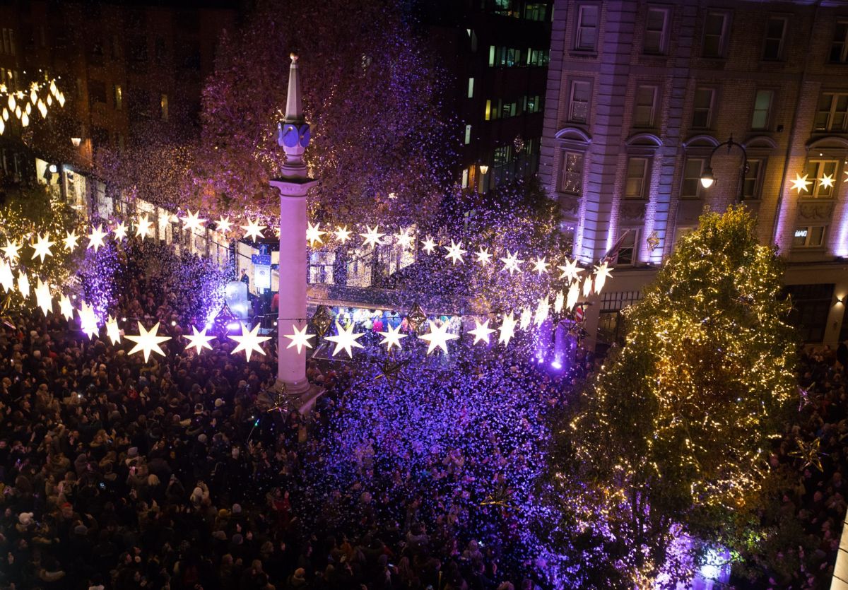 Luci di Natale a Seven Dials