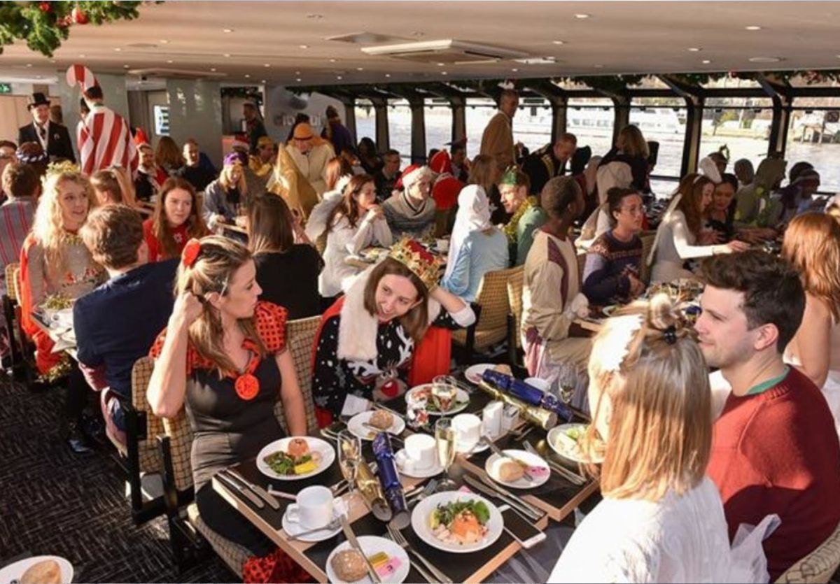 Crociera con pranzo tradizionale di Natale sul Tamigi