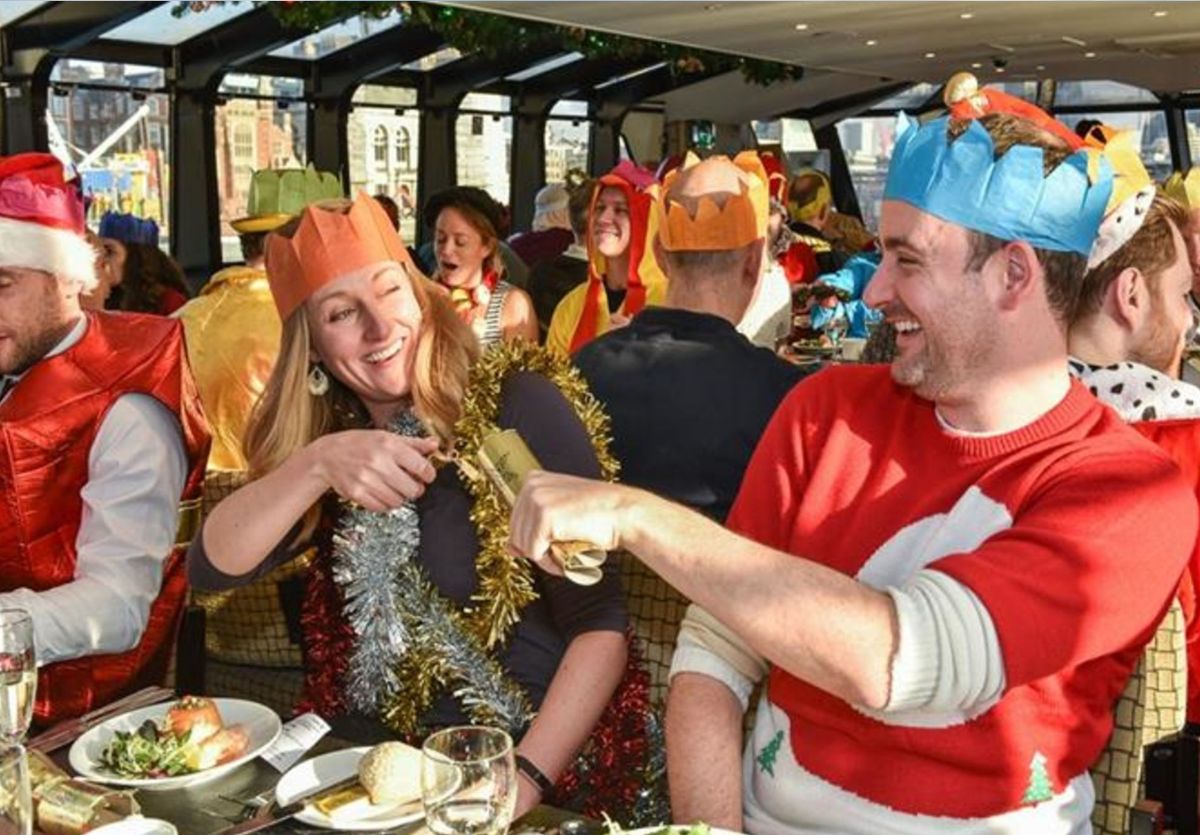 Crociera con festa di Natale sul Tamigi