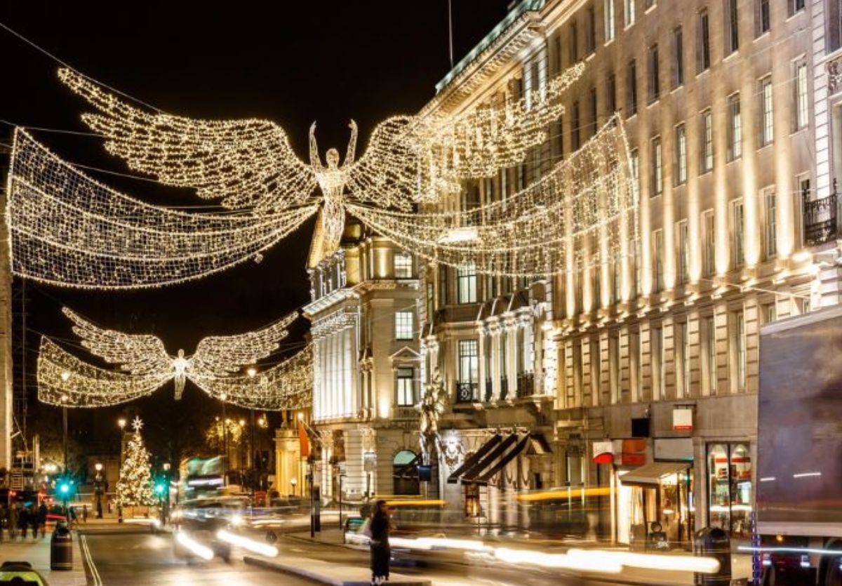 Tour in bus notturno delle luci di Natale di Londra